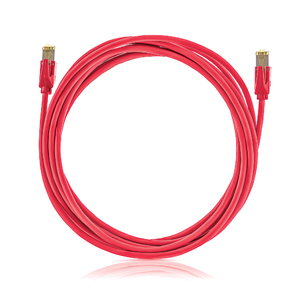 Keline, 10G patch kabel Cat.6A STP LSOH červený KEL-C6A-P-xxx-RD