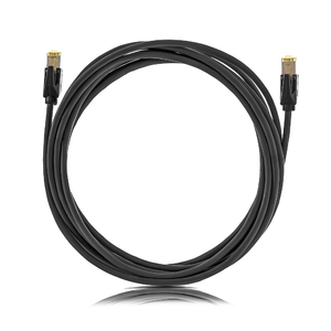 Keline, 10G patch kabel Cat.6A STP LSOH černý KEL-C6A-P-xxx-BK