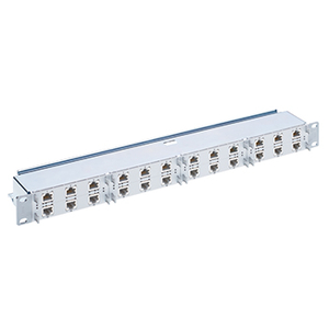 R&M, Patch panel HD Basic 24xRJ45/u, Cat.5E, LSOH, 1U R809210