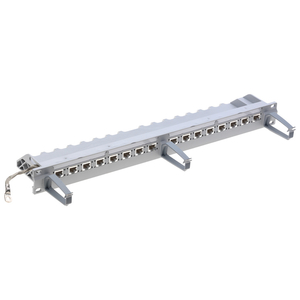 R&M, Patch panel 16xRJ45/s, Cat.5E, LSOH, 1U R305885