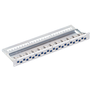 R&M, Patch panel 24xRJ45/s, Cat.6 Real10, LSOH, 1U R305120