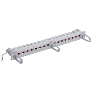 R&M, Patch panel 16xRJ45/s, Cat.6A ISO, LSOH, 1U R509880