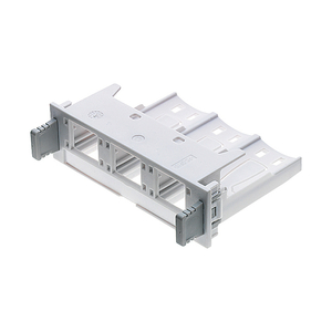 R&M, Držák spojovacích modulů pro 3xRJ45, Connection module holder /u (1/16) R504610