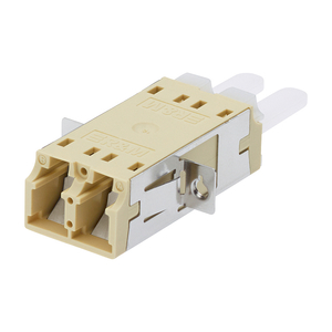 R&M, Adapter LC-Duplex PC, beige, ceramic MM, M, screwable R820417