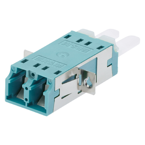 R&M, Adapter LC-Duplex PC, turquoise, ceramic MM, M, screwable R823203