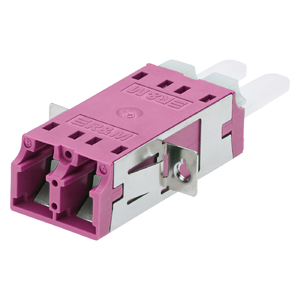 R&M, Adapter LC-Duplex PC, heather violet, ceramic MM, M, screwable R823205