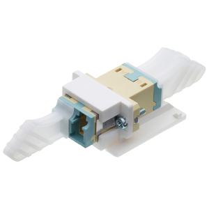 R&M, Universal Adapter LC-Duplex PC, turquoise, ceramic MM, M R802140