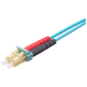 R&M, Patch Cord LC-Duplex PC - LC-Duplex PC, beige/turquoise, OM4, Bm/3, F8 2.0x4.1mm, R802251, R802252, R802253