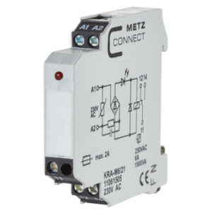 Metz, KRA-M6/21, 1 changeover contact, 230 V AC