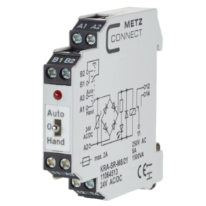 Metz, KRA-SR-M8/21, 1 changeover contact, 24 V AC/DC