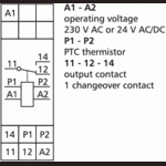 Metz, TMR-E12 without error memory, 230 V AC, 1 changeover contact