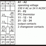 Metz, TMR-E12 without error memory, 24 V ACDC, 2 changeover contacts