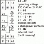 Metz, TMR-E12 with error memory, 230 V AC, 2 changeover contacts
