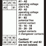 Metz, MFRk-E12, 230 V AC  24 V ACDC, 0,1 min-10 h