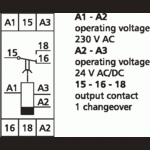 Metz, RKAk-E10, 230 V AC  24 V ACDC, 3-60 min