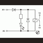 Metz, KRA-M4/1 LC, 1 normally open contact (SPST-NO), 24 V AC/DC