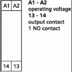 Metz, KRA-M4/1 LC, 1 normally open contact (SPST-NO), 24 V AC/DC