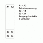 Metz, KRA-M6/1-1, 2 normally open contacts, 230 V AC
