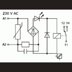 Metz, KRA-M6/21, 1 changeover contact, 230 V AC