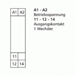 Metz, KRA-M6/21, 1 changeover contact, 24 V AC/DC