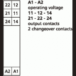 Metz, RM3, 2 changeover contacts, 24 V DC