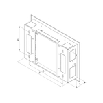 Triton, hybridní rozvaděč datový 500x110 mm RAL9003 hl. lesklá RNA-xx-A51-YXX-X1