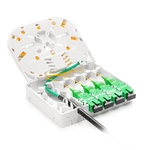 Optická zásuvka FTTH, neosazená