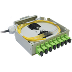 Keline, distribuční box pro 8 x SC, LC Duplex, LSH (E2000) adaptér