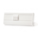 Keline, zásuvka Modulo 45  1xRJ45 cat.6 UTP TL 45x45mm bílá šikmá s dvířky