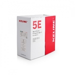 Keline, instalační kabel Cat.5E UTP PVC 300MHz Euroclass Eca  305m/box