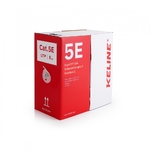 Keline, instalační kabel Cat.5E UTP PVC 300MHz Euroclass Eca  305m/box