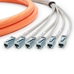 Keline, Zónový trunkový kabel /modul-modul/ STP 6x4x2xAWG26, Cat 6<sub>A</sub>, LSOH