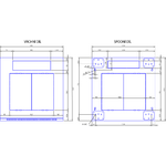 Triton, Stojanový 19” rozvaděč kompaktní RMA, šířka 600 mm, hloubka 1000 mm