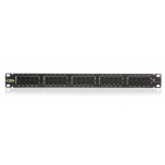 Keline, patch panel KOMPAKT 50xRJ45 Cat.3 UTP 1U černý