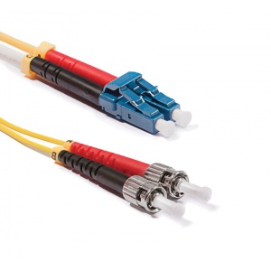 Keline, patch kabel  LC - ST  Duplex 9/125 OS2 P09D-LCST-