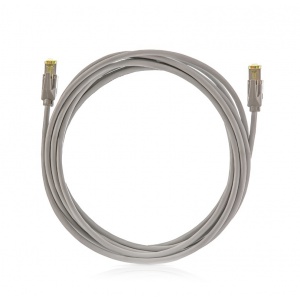 Keline, 10G patch kabel Cat.6A STP LSOH šedý KEL-C6A-P-
