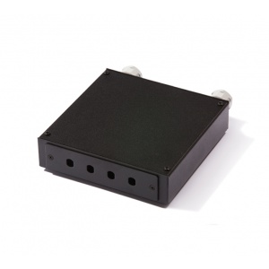 Keline, distribuční box pro 4 x ST adaptér černý RA-FO-04-ST