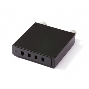Keline, distribuční box pro 4 x SC, LC Duplex, E2000 adaptér černý RA-FO-04-SC