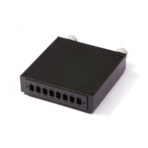 Keline, distribuční box pro 8 x ST adaptér černý RA-FO-08-ST