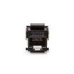 Keline, keystone modul 1xRJ45 Cat.5E UTP černý KEJ-C5E-U-BK