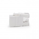 Keline, keystone modul 1xRJ45 Cat.6 UTP bílý KEJ-C6-U-WH