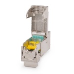 Keline, 10G HD keystone modul 1xRJ45 Cat.6A ISO STP - beznástrojový KEJ-C6A-S-HD